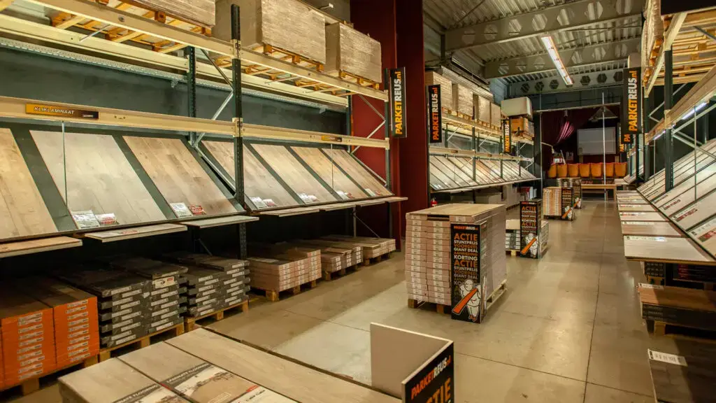 Parketreus showroom - overzicht