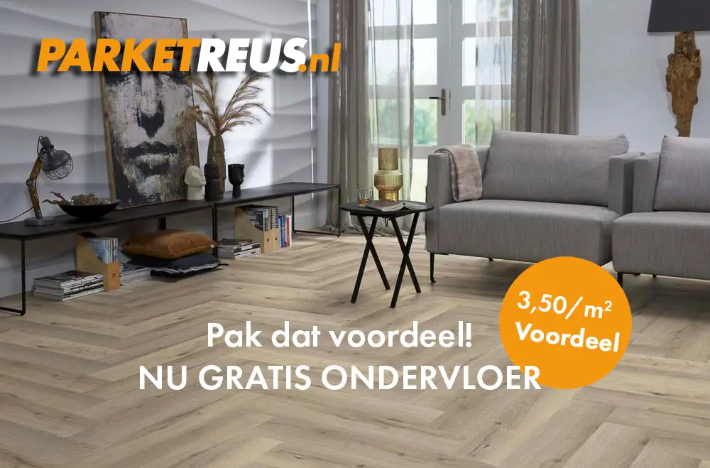 Gratis ondervloer bij parketreus in heerlen
