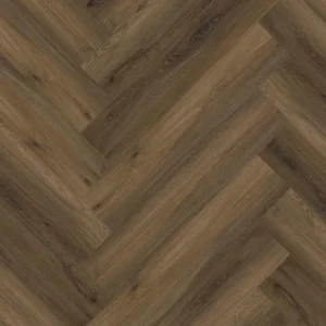 FLOORLIFE - YUP HERRINGBONE - WARM BROWN incl.onderv