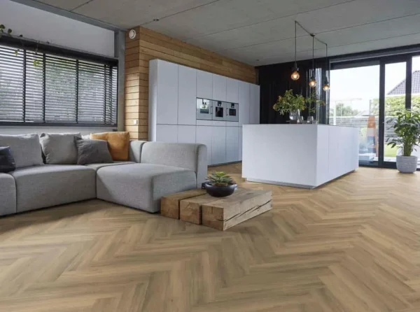 FLOORLIFE - YUP HERRINGBONE - NATURAL incl.ondervloer - Afbeelding 13