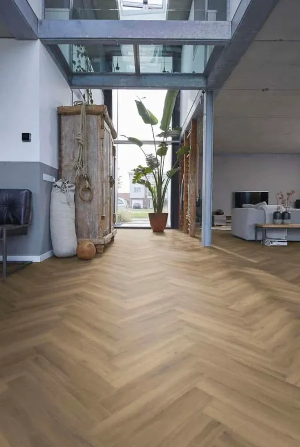 FLOORLIFE - YUP HERRINGBONE - NATURAL incl.ondervloer - Afbeelding 11