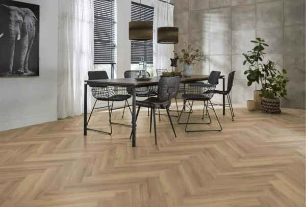 FLOORLIFE - YUP HERRINGBONE - NATURAL incl.ondervloer - Afbeelding 10