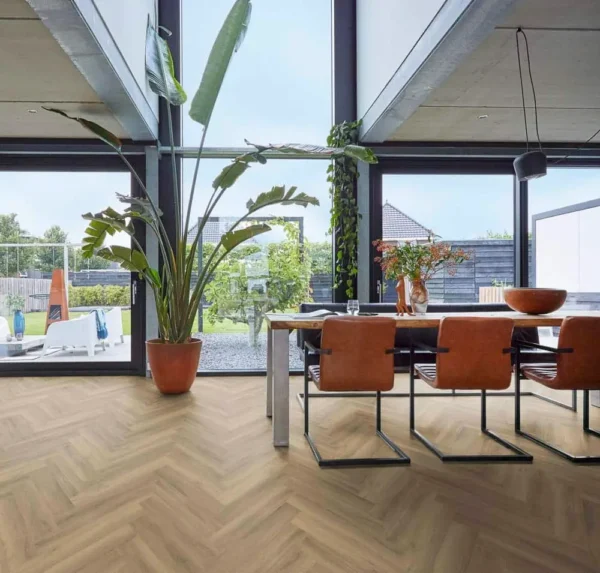 FLOORLIFE - YUP HERRINGBONE - NATURAL incl.ondervloer - Afbeelding 9