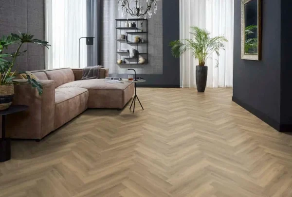 FLOORLIFE - YUP HERRINGBONE - NATURAL incl.ondervloer - Afbeelding 7