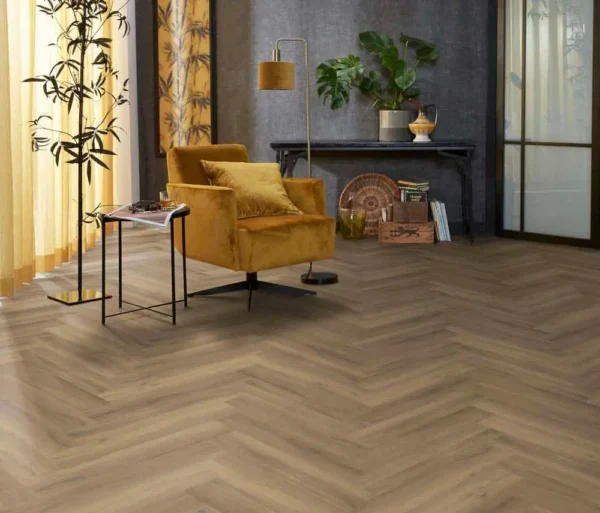 FLOORLIFE - YUP HERRINGBONE - NATURAL incl.ondervloer - Afbeelding 4