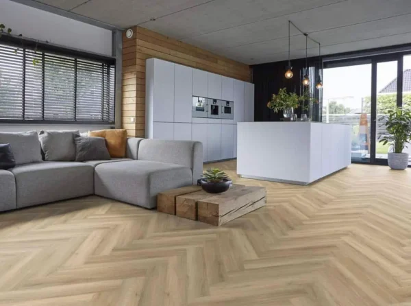 FLOORLIFE - YUP HERRINGBONE - BEIGE incl. ondervloer - Afbeelding 13