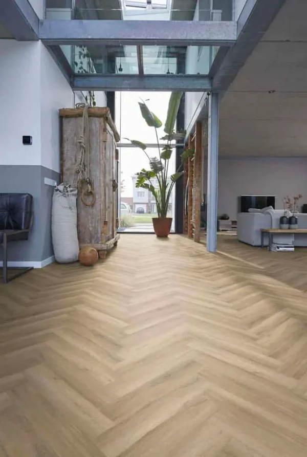 FLOORLIFE - YUP HERRINGBONE - BEIGE incl. ondervloer - Afbeelding 11