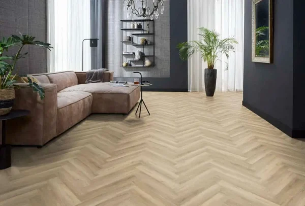 FLOORLIFE - YUP HERRINGBONE - BEIGE incl. ondervloer - Afbeelding 7