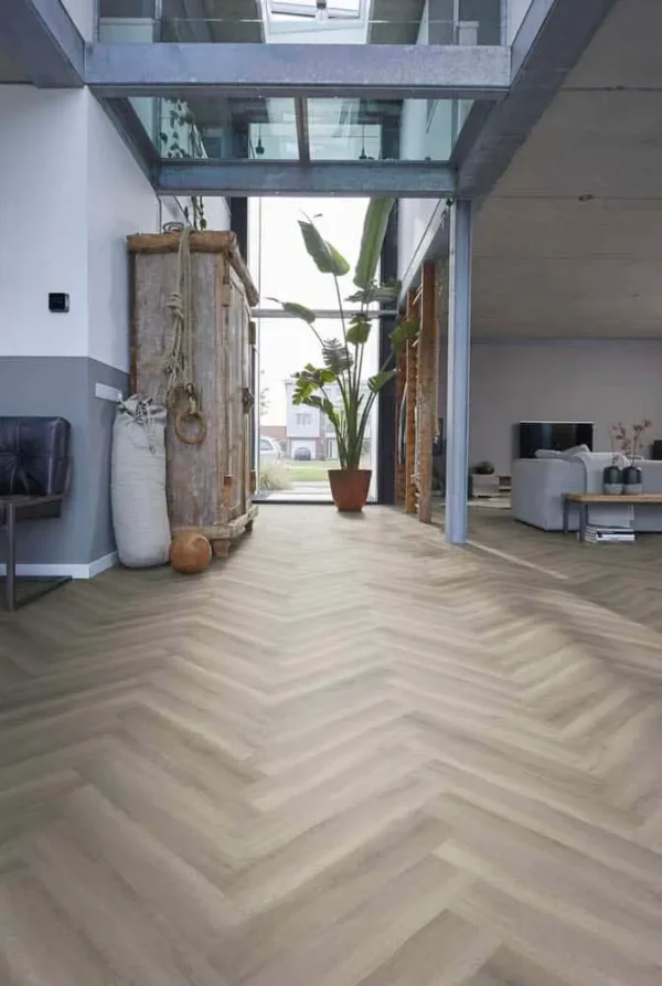 FLOORLIFE - YUP HERRINGBONE - GREY incl. ondervloer - Afbeelding 11