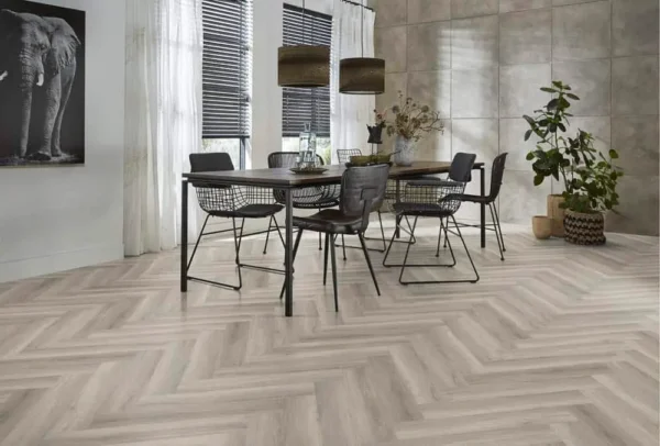FLOORLIFE - YUP HERRINGBONE - GREY incl. ondervloer - Afbeelding 10