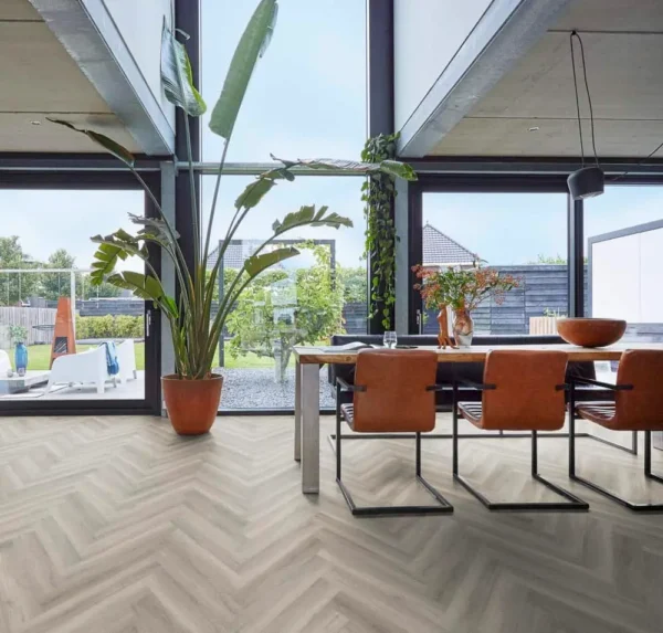 FLOORLIFE - YUP HERRINGBONE - GREY incl. ondervloer - Afbeelding 9
