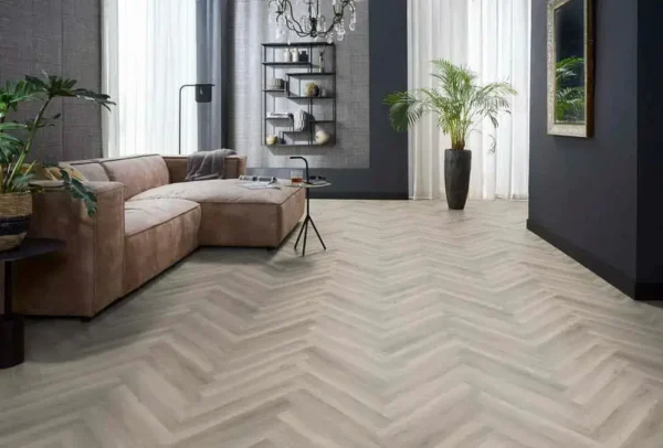 FLOORLIFE - YUP HERRINGBONE - GREY incl. ondervloer - Afbeelding 7