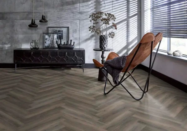 FLOORLIFE - YUP HERRINGBONE - DARK GREY incl ondervloer - Afbeelding 14