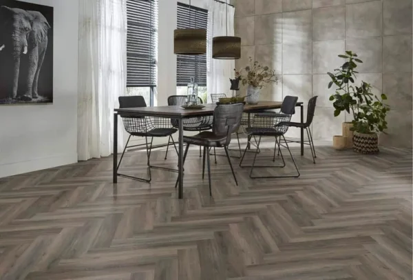 FLOORLIFE - YUP HERRINGBONE - DARK GREY incl ondervloer - Afbeelding 10