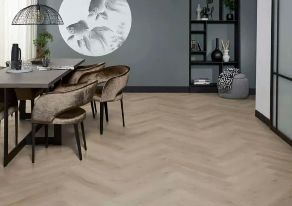 FLOORLIFE - YUP LEYTON HERRINGBONE - LIGHT OAK - Afbeelding 3