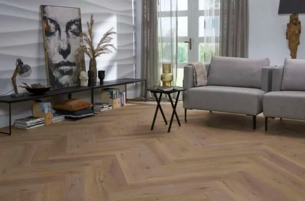 FLOORLIFE - YUP LEYTON HERRINGBONE - SMOKY - Afbeelding 8