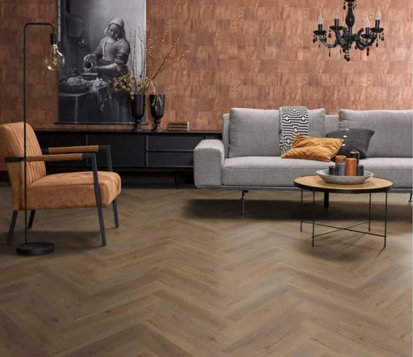 FLOORLIFE - YUP LEYTON HERRINGBONE - SMOKY - Afbeelding 5