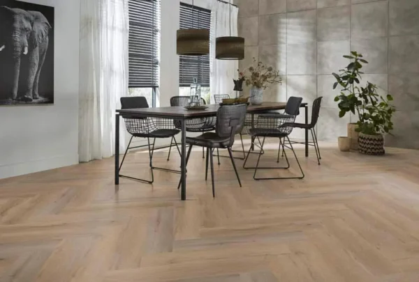 FLOORLIFE - YUP LEYTON HERRINGBONE - NATURAL OAK - Afbeelding 10