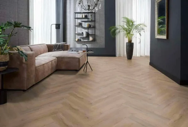 FLOORLIFE - YUP LEYTON HERRINGBONE - NATURAL OAK - Afbeelding 7