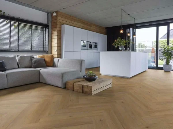 FLOORLIFE - YUP LEYTON HERRINGBONE - DARK OAK - Afbeelding 13