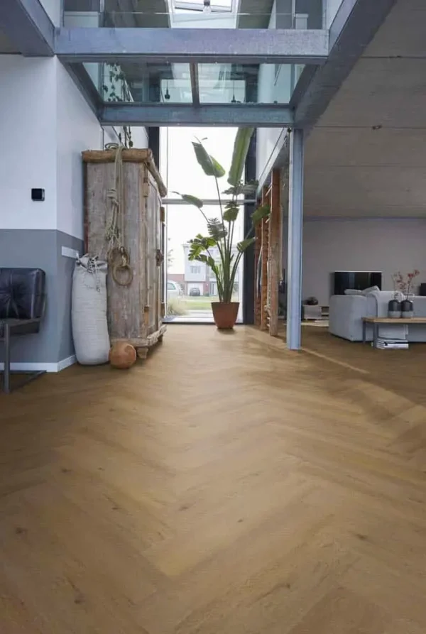 FLOORLIFE - YUP LEYTON HERRINGBONE - DARK OAK - Afbeelding 11