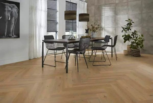 FLOORLIFE - YUP LEYTON HERRINGBONE - DARK OAK - Afbeelding 10