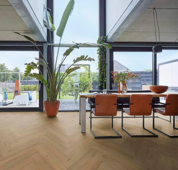 FLOORLIFE - YUP LEYTON HERRINGBONE - DARK OAK - Afbeelding 9