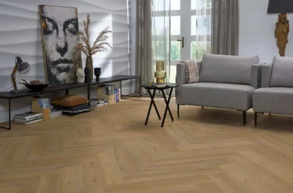 FLOORLIFE - YUP LEYTON HERRINGBONE - DARK OAK - Afbeelding 8