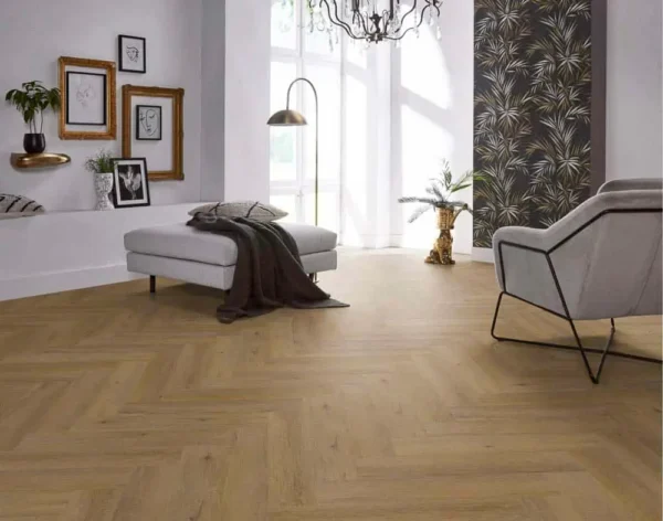 FLOORLIFE - YUP LEYTON HERRINGBONE - DARK OAK - Afbeelding 6