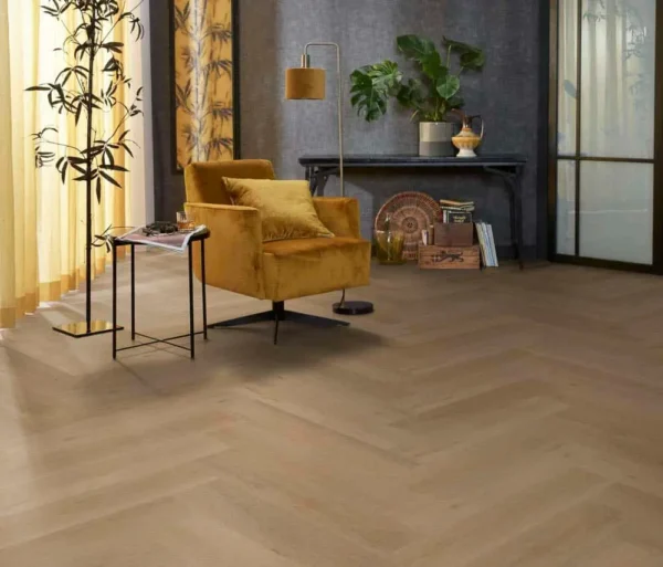 FLOORLIFE - YUP LEYTON HERRINGBONE - WARM OAK - Afbeelding 5