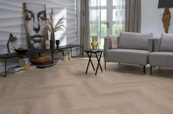 FLOORLIFE - YUP LEYTON HERRING- LIGHT OAK incl.ondervlo - Afbeelding 8