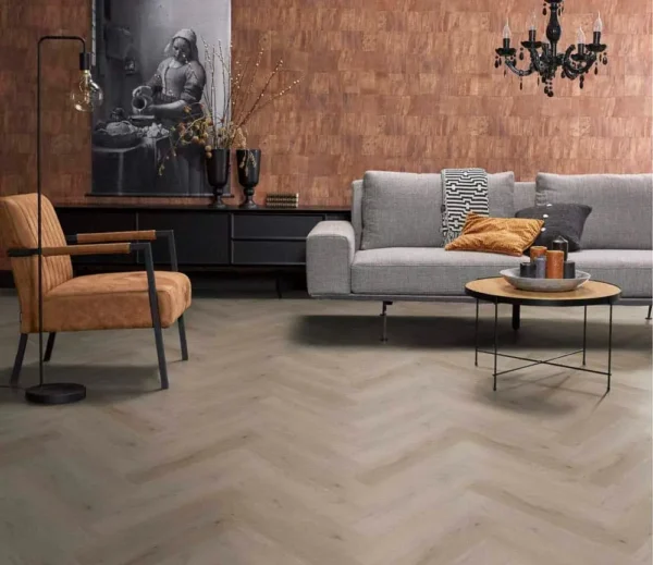 FLOORLIFE - YUP LEYTON HERRING- LIGHT OAK incl.ondervlo - Afbeelding 5