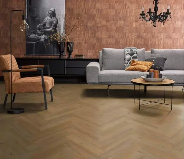 FLOORLIFE - YUP LEYTON HERRING-DARK OAK incl.ondervloe - Afbeelding 5