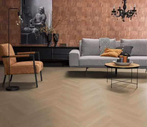 FLOORLIFE - YUP LEYTON HERRING- BEIGE incl. ondervloer - Afbeelding 5