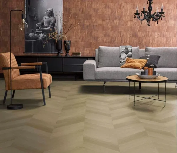FLOORLIFE - YUP FULHAM CHEVRON - WARM OAK - Afbeelding 5