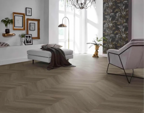 FLOORLIFE - YUP FULHAM CHEVRON - BROWN - Afbeelding 5