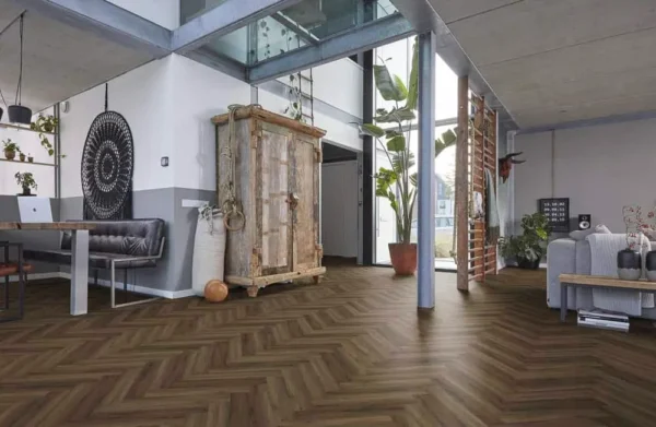 FLOORLIFE - YUP HERRINGBONE - WARM BROWN - Afbeelding 12
