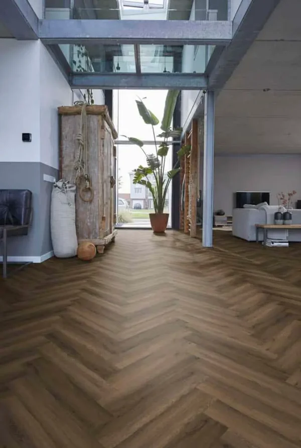 FLOORLIFE - YUP HERRINGBONE - WARM BROWN - Afbeelding 11