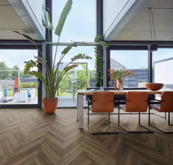 FLOORLIFE - YUP HERRINGBONE - WARM BROWN - Afbeelding 9