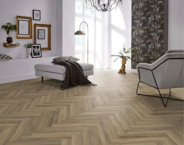 FLOORLIFE - YUP HERRINGBONE - LIGHT BROWN - Afbeelding 6